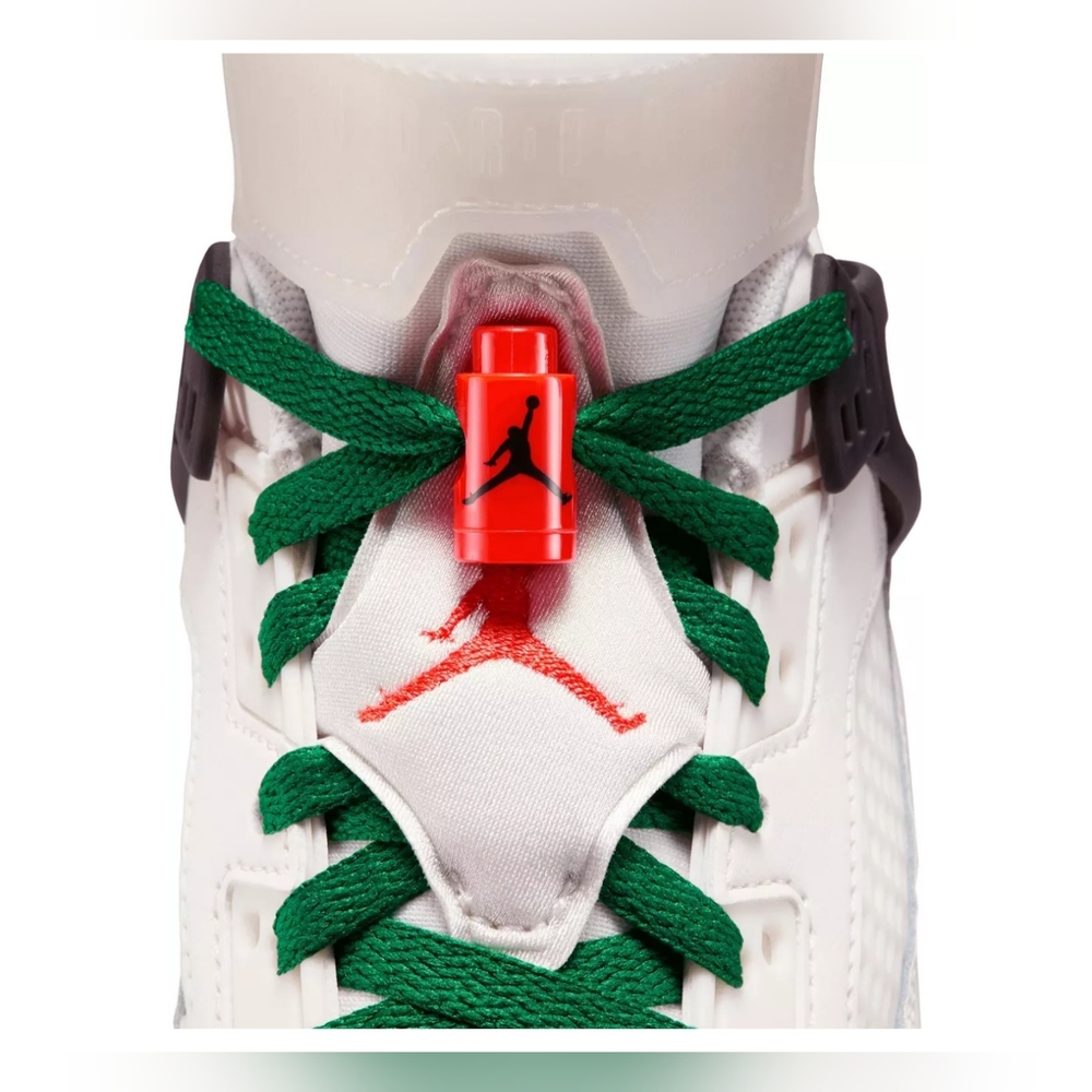 NIKE Jordan Colab W/Spike Lee- Jordan Spizike - Sail/Black/Pine/Orange 6.5Y- W8 - Picture 3 of 11
